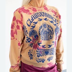 MOTHER California Coast Clairvoyance Graphic Sweatshirt Cotton Size L